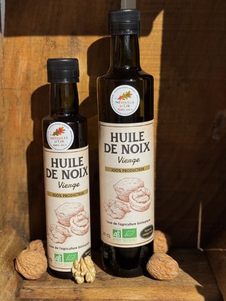 Huile de Noix Bio - Médaille d'Or 2024 